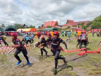 Tim Relawan Adu Ketangkasan Pemadam Kebakaran
