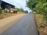 Kondisi Ruas Jalan Puruk Cahu–Saripoi di Kecamatan Tanah Siang, Murung Raya.