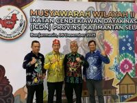 Johansyah Hadiri Pelantikan ICDN se-Kalimantan Selatan di Banjarmasin