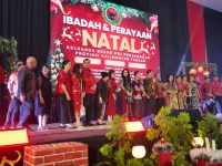 DPD PDI Perjuangan Kalteng menggelar perayaan Natal di Palangka Raya yang dihadiri ribuan jemaat