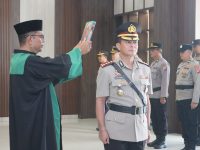 Pelantikan Kombes Pol Budi Rachmat sebagai Kabidhumas Polda Kalteng