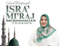 Wakil Ketua I DPRD Murung Raya Dina Maulidah menyampaikan pesan Isra Mi'raj 1447 H