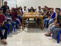 Persiapan RUAC XXII PMKRI Cabang Palangka Raya di gedung Margasiswa