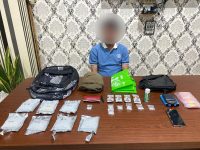 Polda Kalteng mengamankan pelaku peredaran sabu 101 gram di Katingan