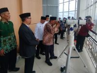 Rukyatul hilal Ramadan 1447 H di Menara Masjid Darussalam Palangka Raya
