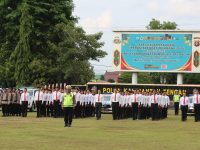Apel pasukan Operasi Ketupat Telabang 2026 Polda Kalimantan Tengah untuk pengamanan mudik Lebaran