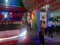 Patroli lalu lintas Polda Kalteng saat Operasi Ketupat Telabang 2026