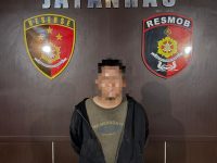 Polisi mengamankan pelaku curas Alfamart di Palangka Raya