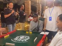 Pertandingan domino Orado di Palangka Raya saat seleksi atlet