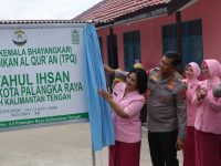 Kapolda Kalteng meresmikan barak, masjid, dan TK di Polresta Palangka Raya
