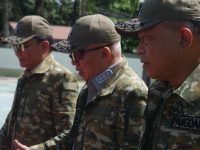 Pangdam XXII Tambun Bungai Zainul Arifin bersama Forkopimda Kalteng dan Kalsel di Palangka Raya