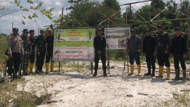Patroli gabungan di hutan Petuk Barunai Rakumpit