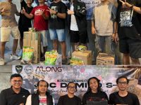 Para Pemenang Lomba Domino Session 5 jurnalis dan aktivis memeriahkan HUT ke-69 Kalteng di Café Along Space Palangka Raya