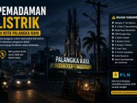 Ilustrasi AI: Pemadaman listrik di Kota Palangka Raya, Kalimantan Tengah