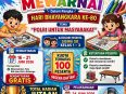 Poster lomba mewarnai Hari Bhayangkara ke-80 yang digelar Polda Kalteng untuk siswa SD di Palangka Raya