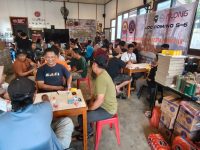 Peserta mengikuti JOC Dominos Cup S-6 di Along Space Palangka Raya.