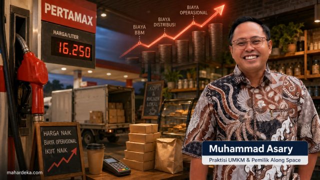 Foto ilustrasi pelaku usaha F&B menghadapi kenaikan biaya operasional setelah harga Pertamax naik