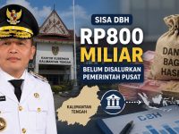 Gubernur Kalimantan Tengah Agustiar Sabran menyampaikan keterangan mengenai penyaluran Dana Bagi Hasil dari pemerintah pusat.