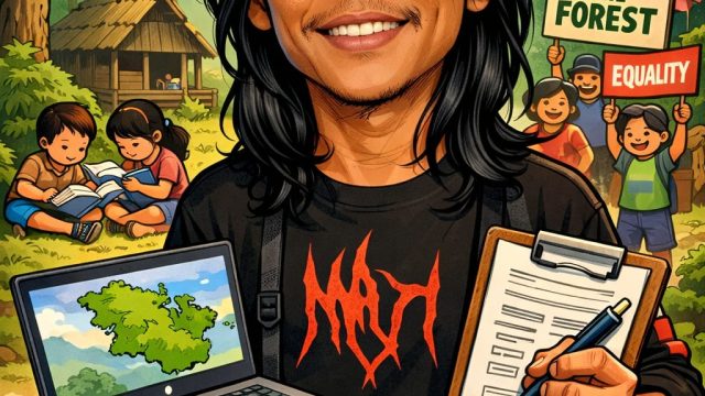 Ilustrasi AI: Alumni Universitas Palangka Raya menjadi sorotan terkait polemik syarat calon rektor UPR