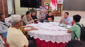 Peserta Kapolda Cup Domino 2026 mengikuti Technical Meeting sebelum pertandingan dalam rangka Hari Bhayangkara Ke-80 di Palangka Raya