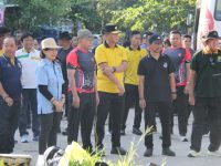 Korve massal Polda Kalteng bersama Forkopimda di Pasar Kahayan Palangka Raya