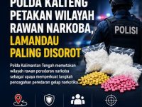 Ilustrasi jalur perbatasan Kalbar-Kalteng yang menjadi sasaran distribusi jaringan narkoba