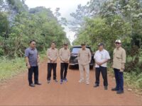 Kondisi Jalan HM Arsyad Sampit-Samuda yang akan diperbaiki Pemerintah Provinsi Kalimantan Tengah.