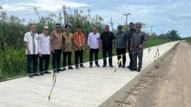Pemantauan Kondisi Jalan Kuala Pembuang–Pelabuhan Segintung di Kabupaten Seruyan.