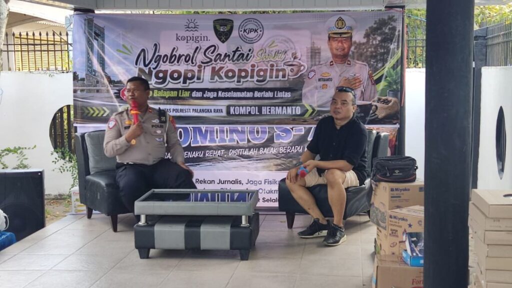 Satlantas Polresta Palangka Raya Gandeng Komunitas dan Media Cegah Balap Liar