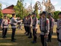 Kapolda Kalteng Irjen Pol Iwan Kurniawan memimpin apel kesiapan Operasi Ama Nusa-II menghadapi karhutla.