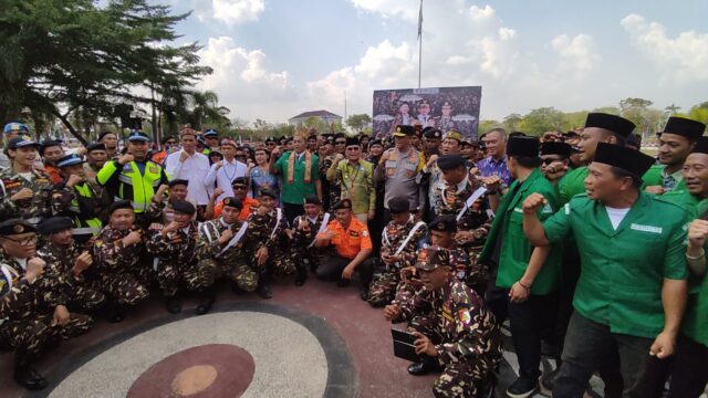 GP Ansor Kalteng mengerahkan 300 personel Banser untuk mendukung penanganan karhutla di Kalimantan Tengah