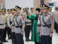 Kapolda Kalteng Irjen Pol Iwan Kurniawan memimpin sertijab Irwasda Karo SDM dan dua Kapolres