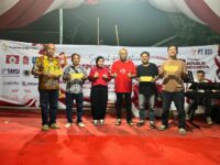 SMSI Kalteng menggelar lomba domino antarjurnalis dalam rangka HUT RI ke-81 di Palangka Raya